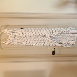 NWT Express Striped High-Low Maxi Dress